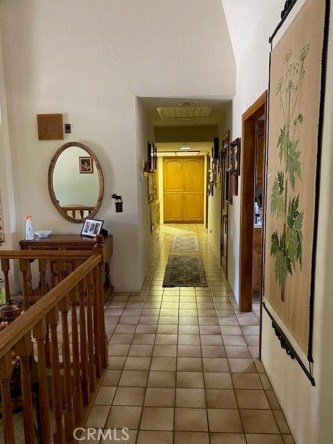 corridor with tile patterned floors