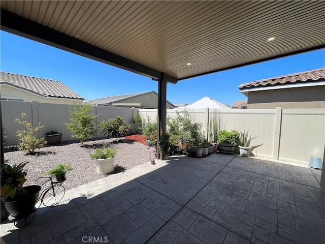 view of patio