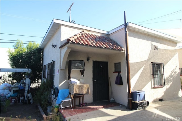 exterior space with a patio area