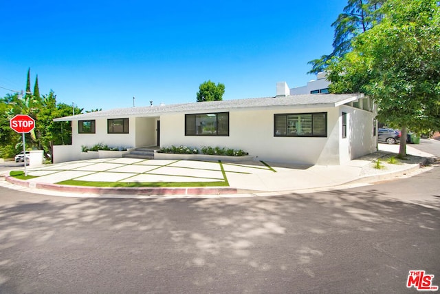 view of ranch-style home