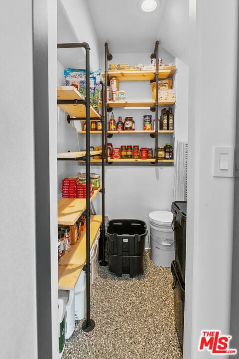 view of pantry