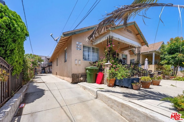 view of bungalow