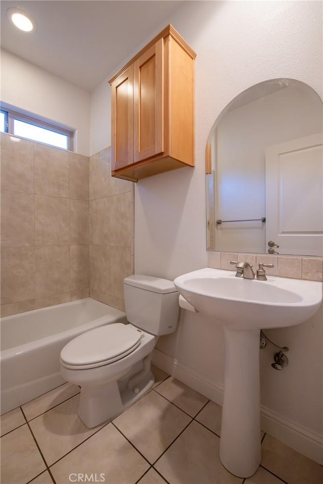 10 Hidden Brooke Way, Chico, CA 95928 - full bathroom with toilet and tile patterned floors