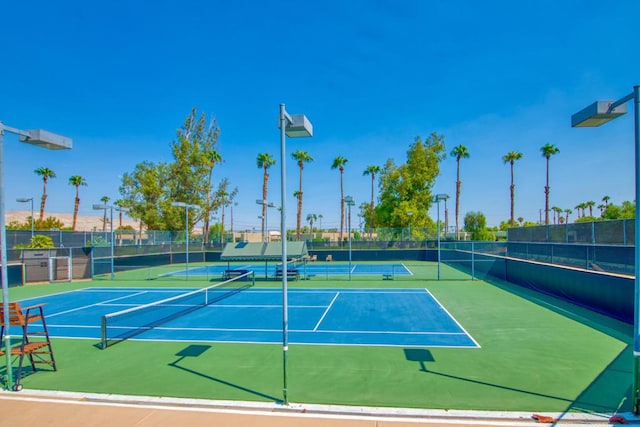 view of sport court featuring basketball court