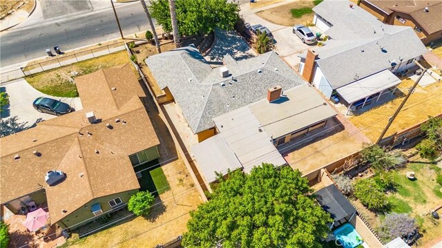 bird's eye view featuring a residential view