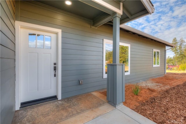 view of property entrance