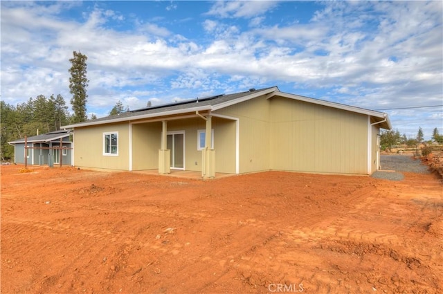 view of back of property