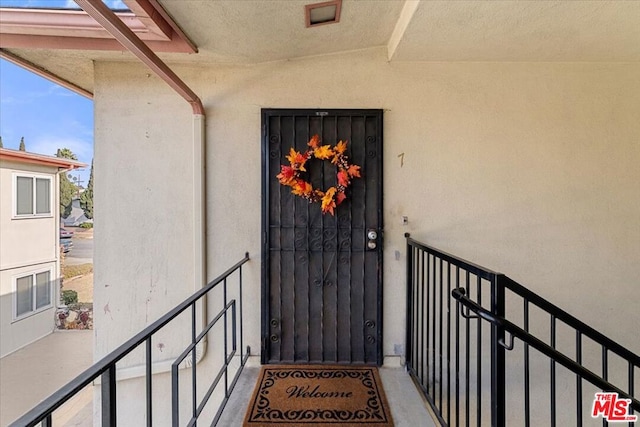 view of entrance to property