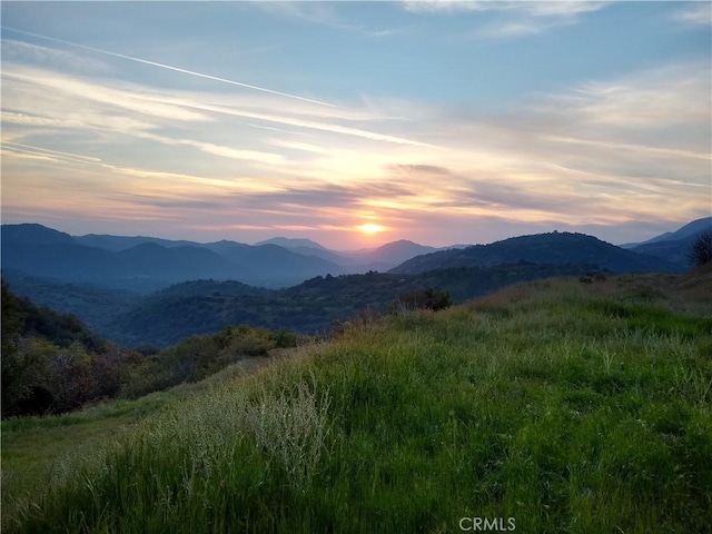 view of mountain feature