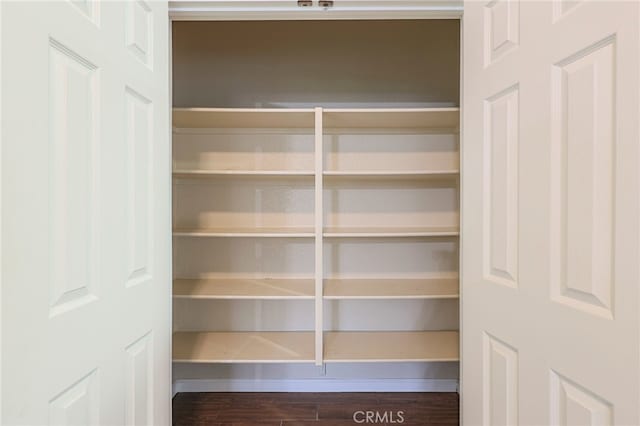 view of closet