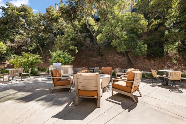 view of patio / terrace featuring area for grilling