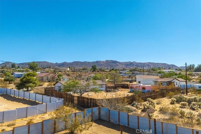61853 Grand View Cir, Joshua Tree, CA 92252 - mountain view featuring a residential view