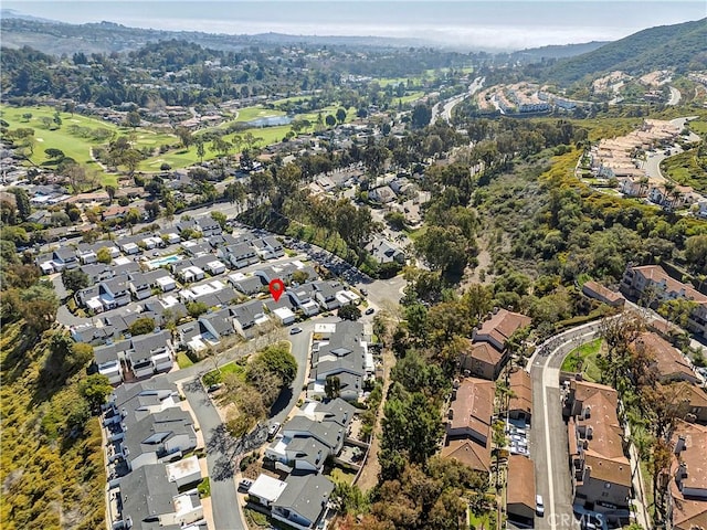 birds eye view of property featuring a residential view