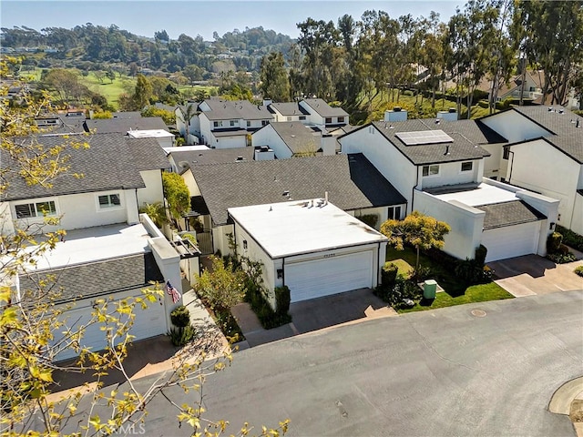 birds eye view of property featuring a residential view