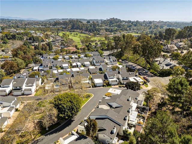 drone / aerial view featuring a residential view