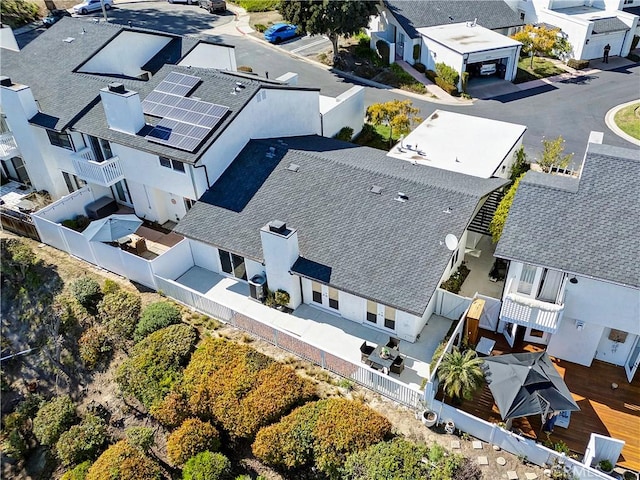 bird's eye view featuring a residential view