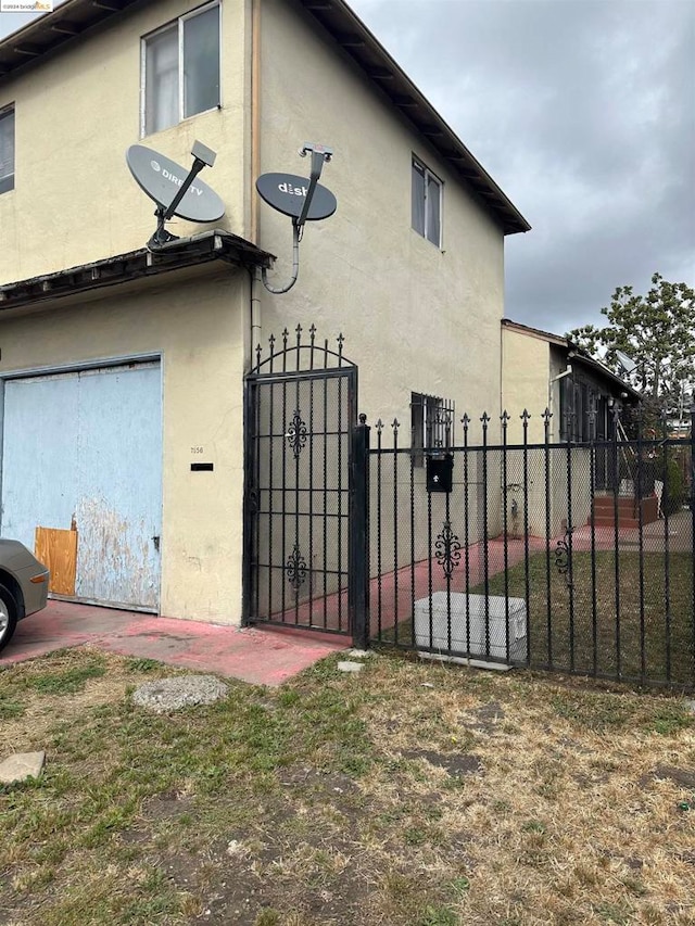 view of home's exterior featuring a yard