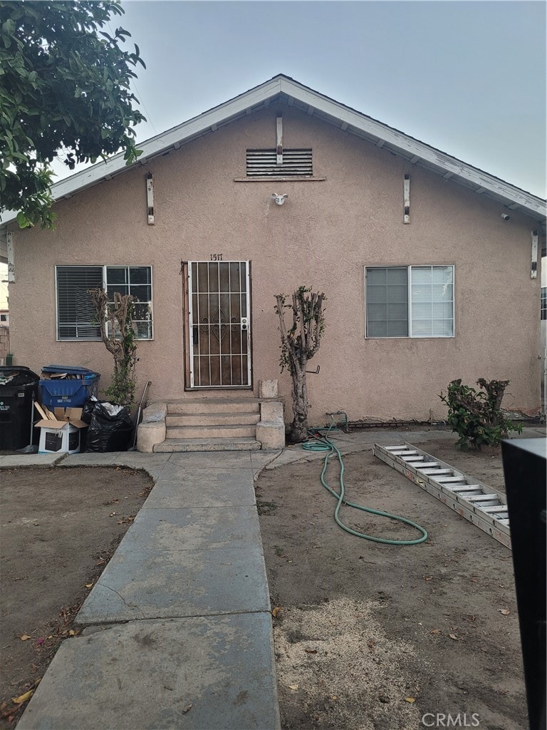 view of back of property