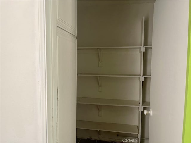 view of closet