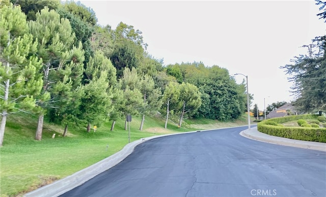 view of road