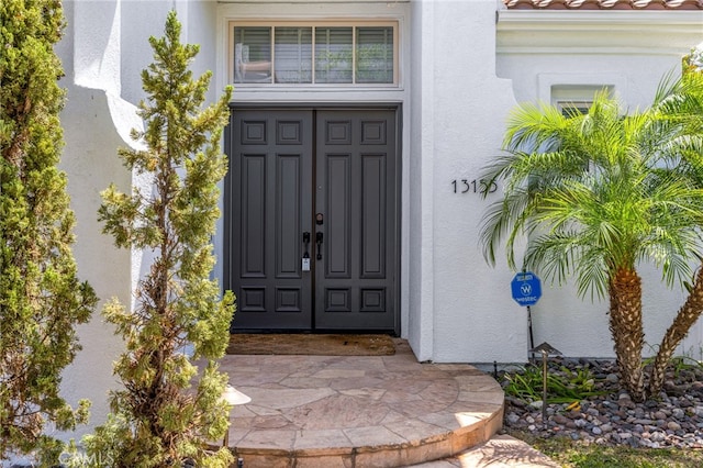 view of entrance to property