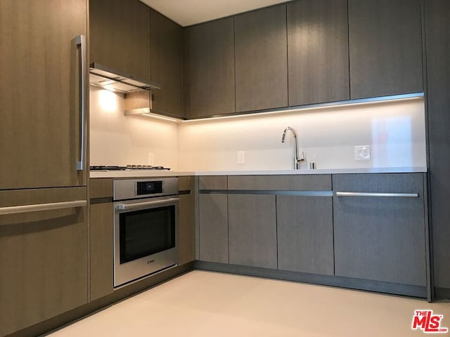 kitchen featuring sink and stainless steel appliances