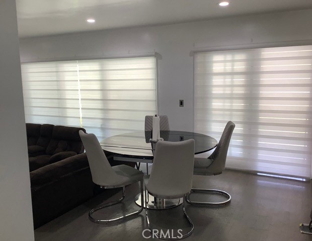 dining room featuring hardwood / wood-style floors