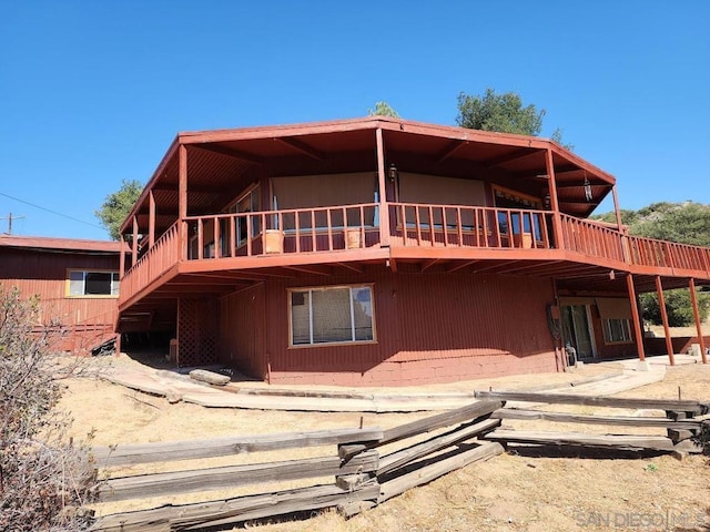 view of rear view of house