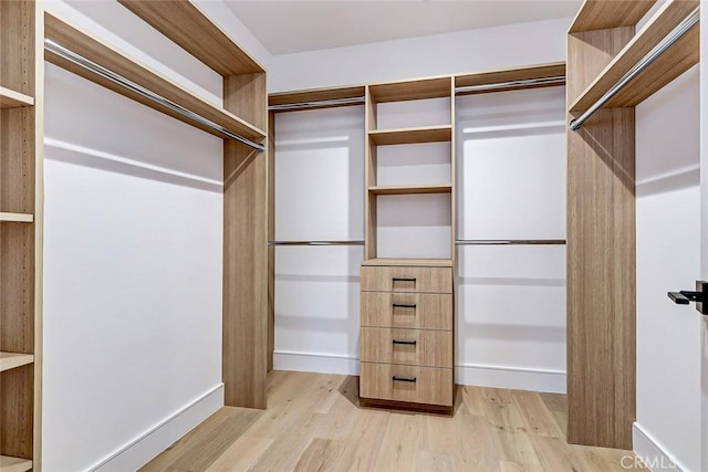 2304 Grant Ave Unit A, Redondo Beach, CA 90278 - walk in closet with light wood-style flooring