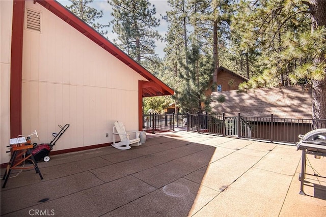 view of patio / terrace