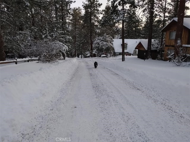 view of road