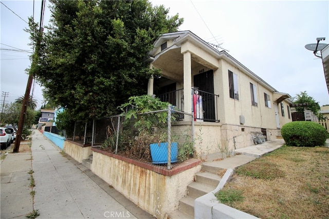 view of property exterior