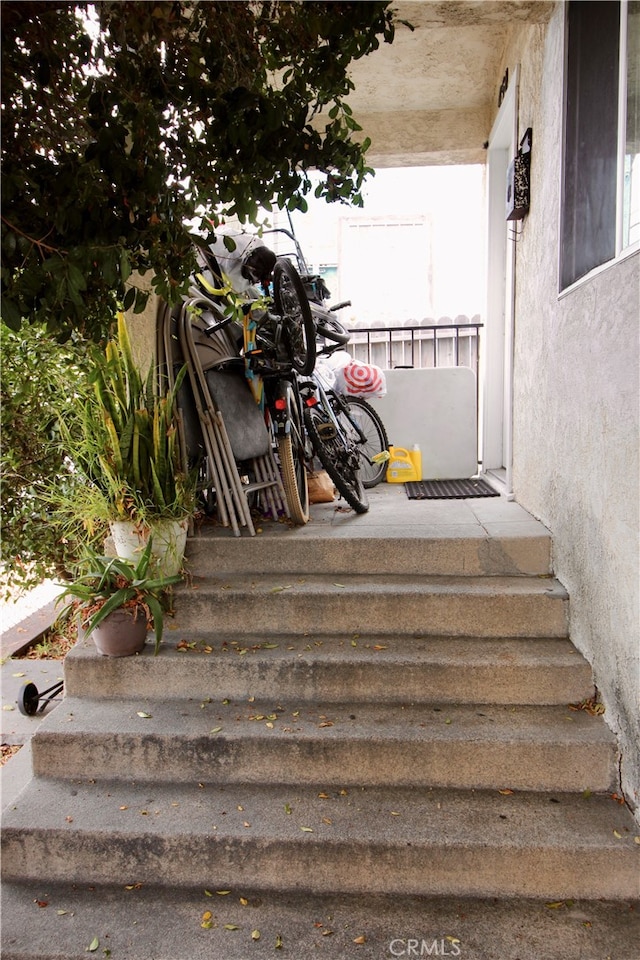 view of staircase