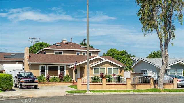 view of front of home