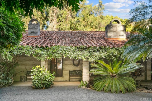 view of front of home