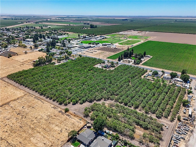 bird's eye view featuring a rural view