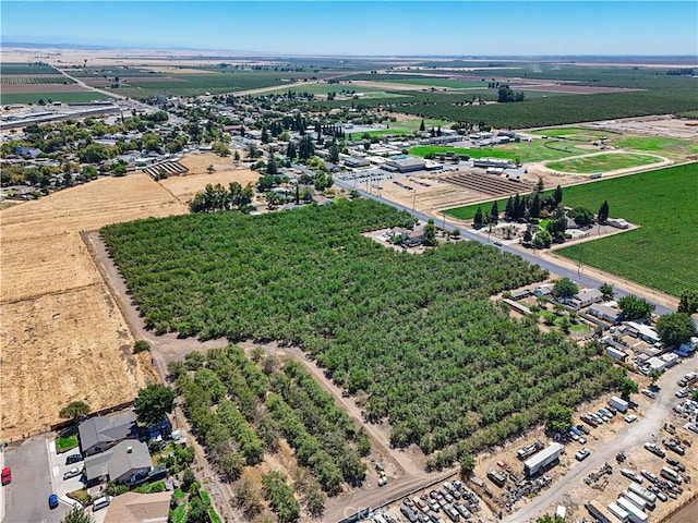 aerial view featuring a rural view