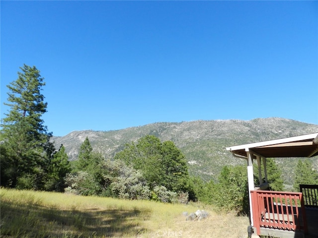 view of mountain feature