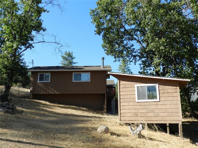 view of rear view of property