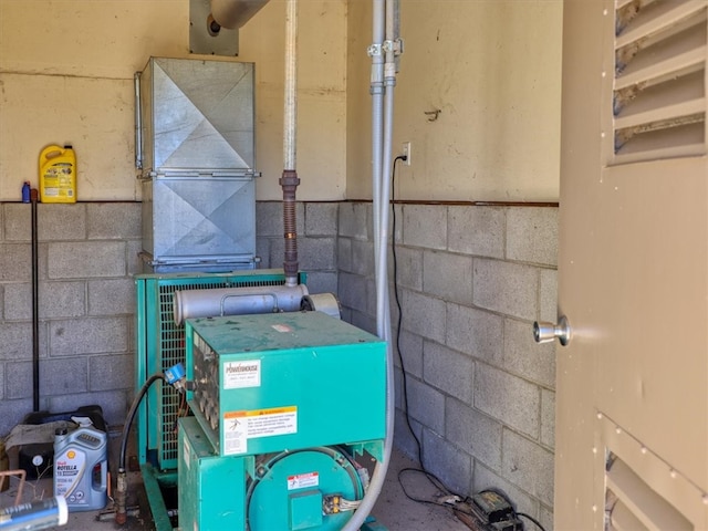 view of utility room