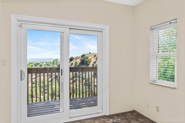 8462 Hillcroft Dr, West Hills, CA 91304 - doorway with carpet floors