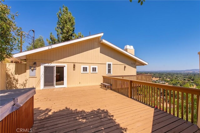 8462 Hillcroft Dr, West Hills, CA 91304 - view of wooden deck
