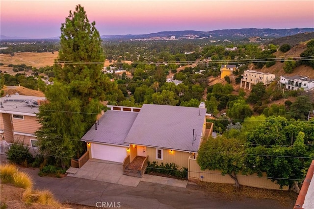 8462 Hillcroft Dr, West Hills, CA 91304 - aerial view at dusk