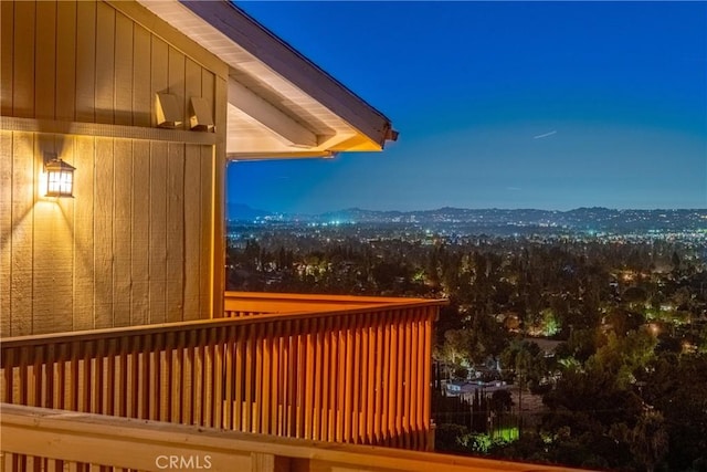 8462 Hillcroft Dr, West Hills, CA 91304 - view of deck at night