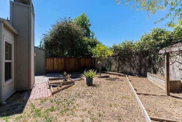 view of yard featuring a patio area