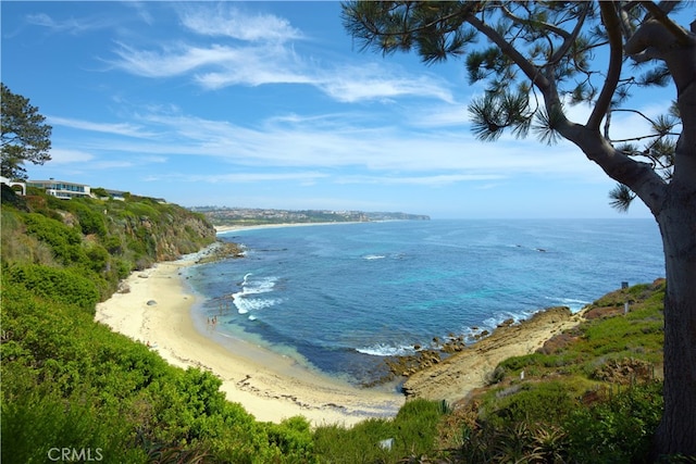 water view with a beach view