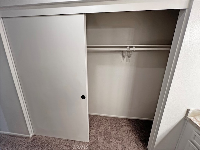 view of closet