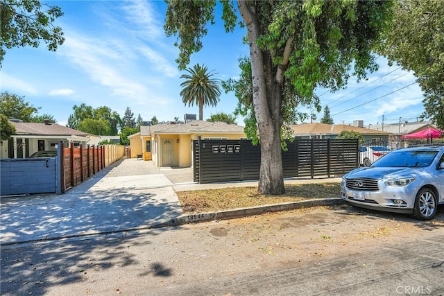 view of front of home