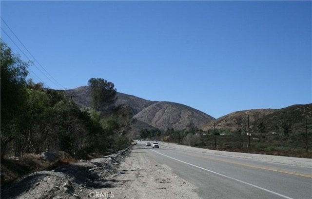 view of mountain feature