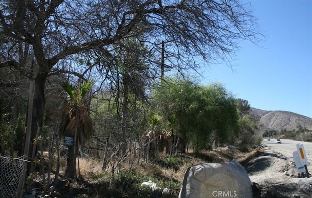 view of mountain feature